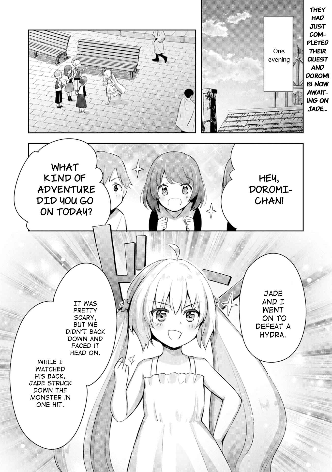 Uketsukejou ni Kokuhaku Shitakute Guild ni Kayoitsumetara Eiyuu ni Natteta Chapter 7 - Page 1