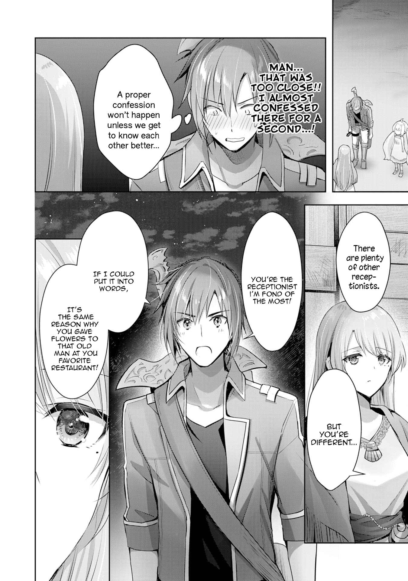 Uketsukejou ni Kokuhaku Shitakute Guild ni Kayoitsumetara Eiyuu ni Natteta Chapter 7 - Page 28