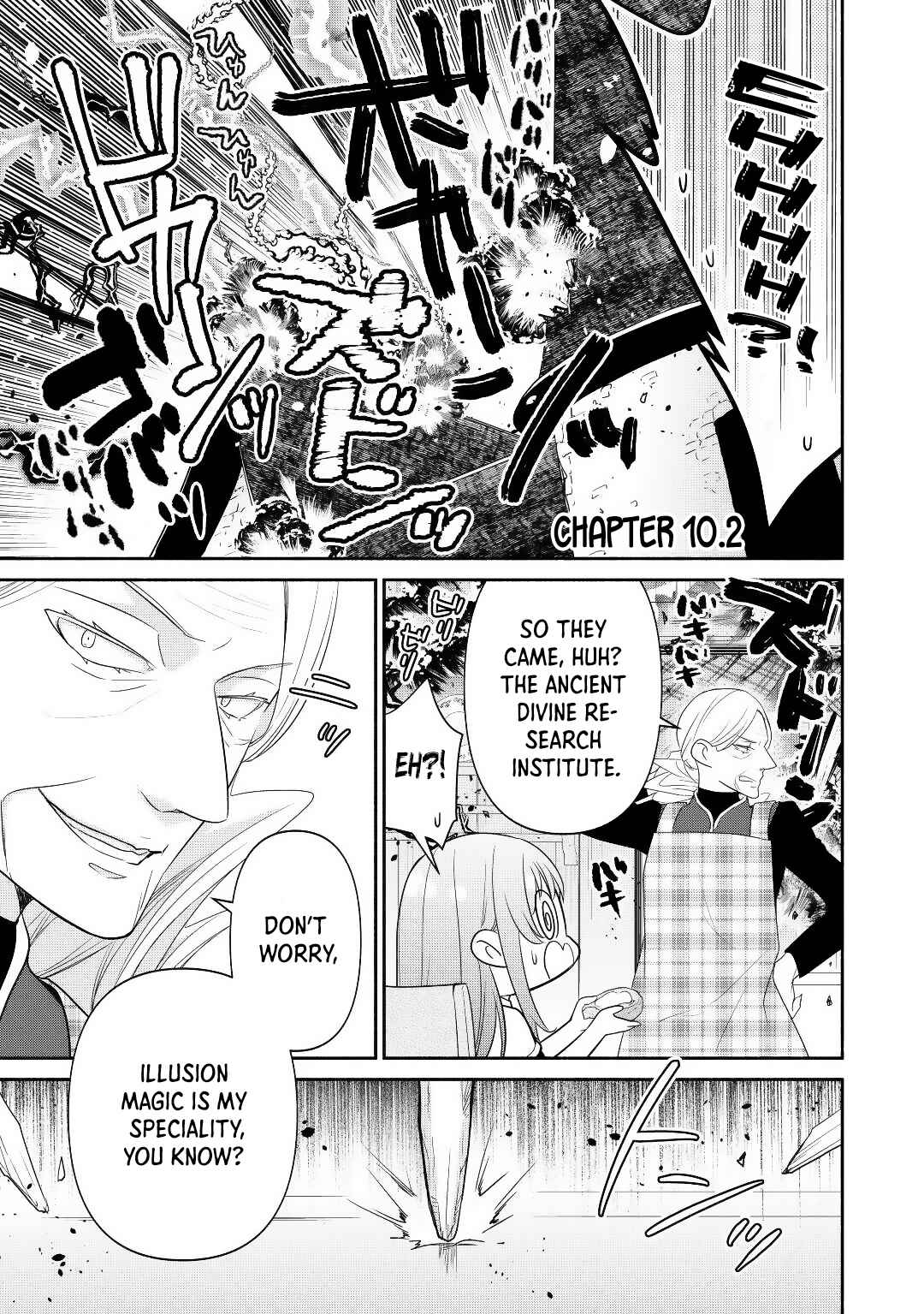 Tensei Youjo.: Shinjuu to Ouji to, Saikyou no Oji-san Youhei-dan no Naka de Ikiru Chapter 10.2 - Page 1