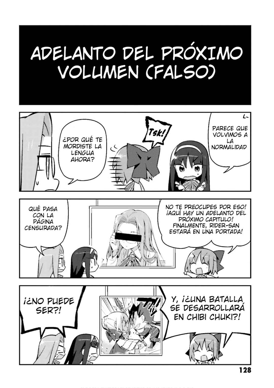 Type-Moon Gakuen - Chibi Chuki! Chapter 14.5 - Page 9