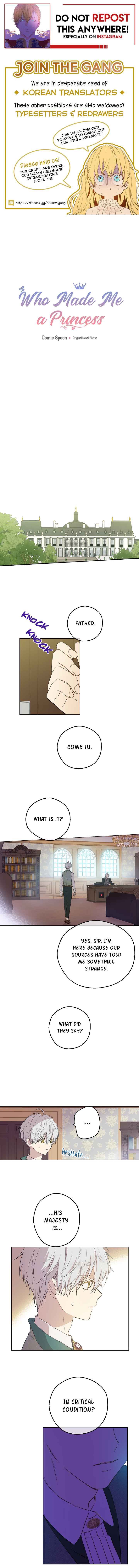 Who Made Me a Princess Chapter 85 - Page 1