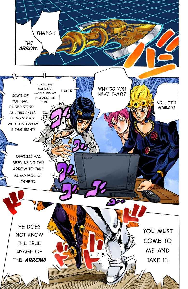 JoJo no Kimyou na Bouken: Part 5 - Ougon no Kaze Color-ban Chapter 112 - Page 14