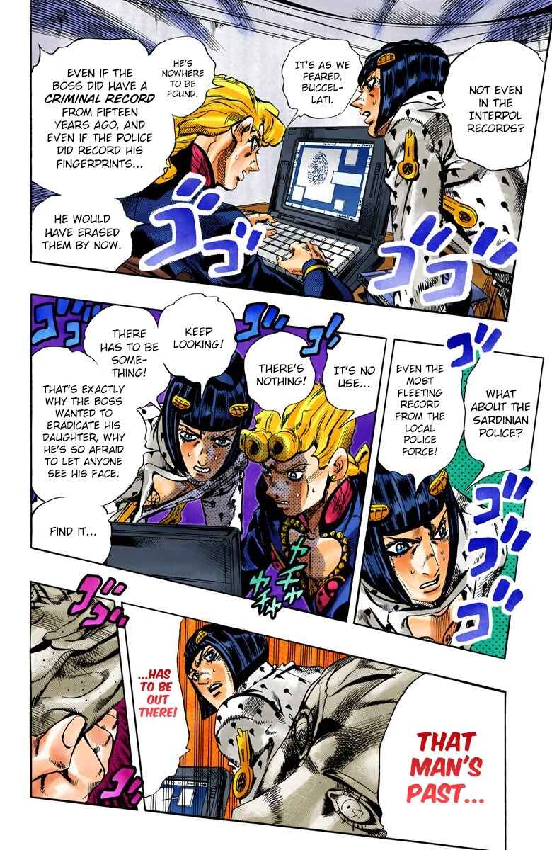 JoJo no Kimyou na Bouken: Part 5 - Ougon no Kaze Color-ban Chapter 112 - Page 2