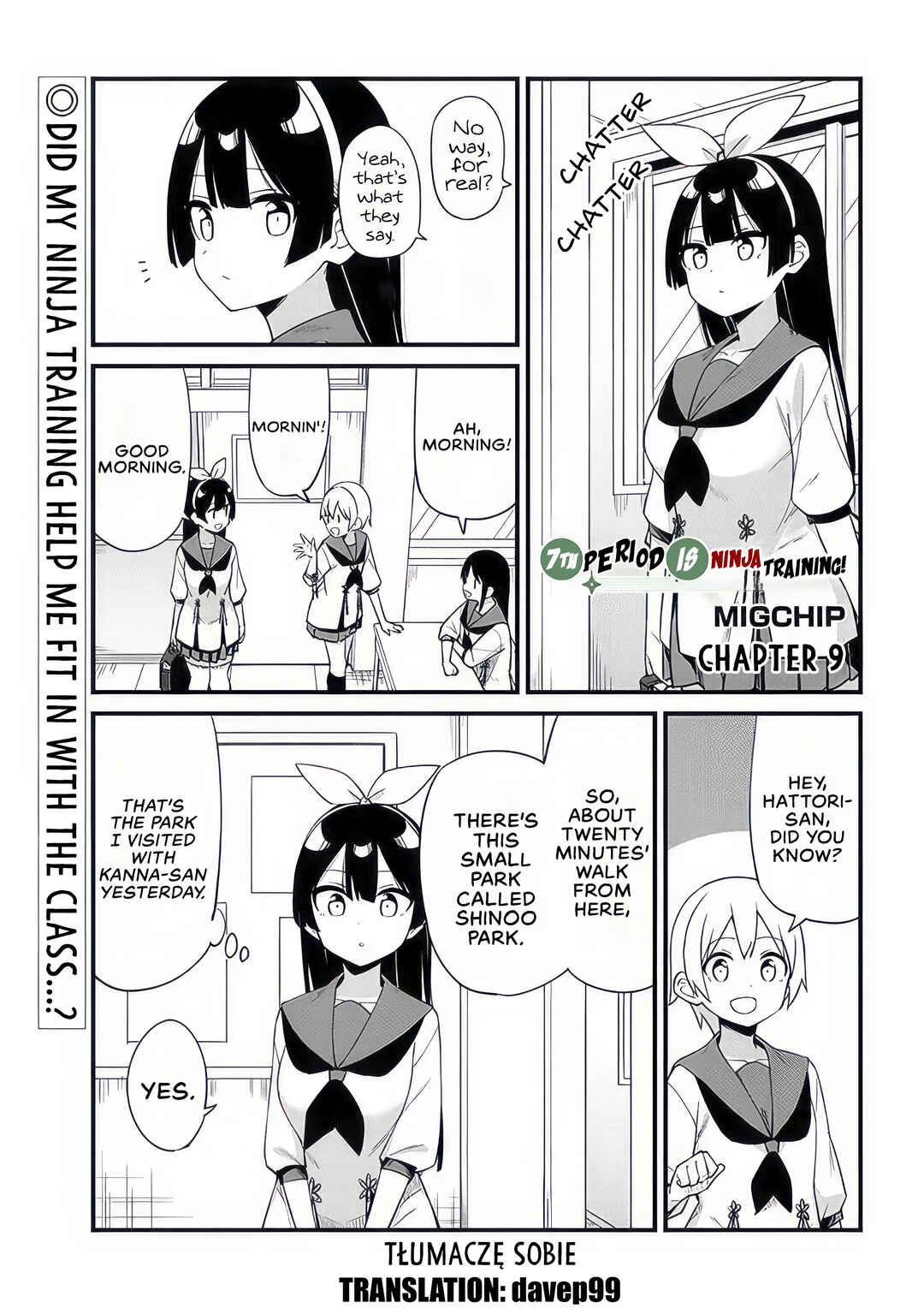 Shichi Genme wa Ninja Shugyou Desu! Chapter 9 - Page 1