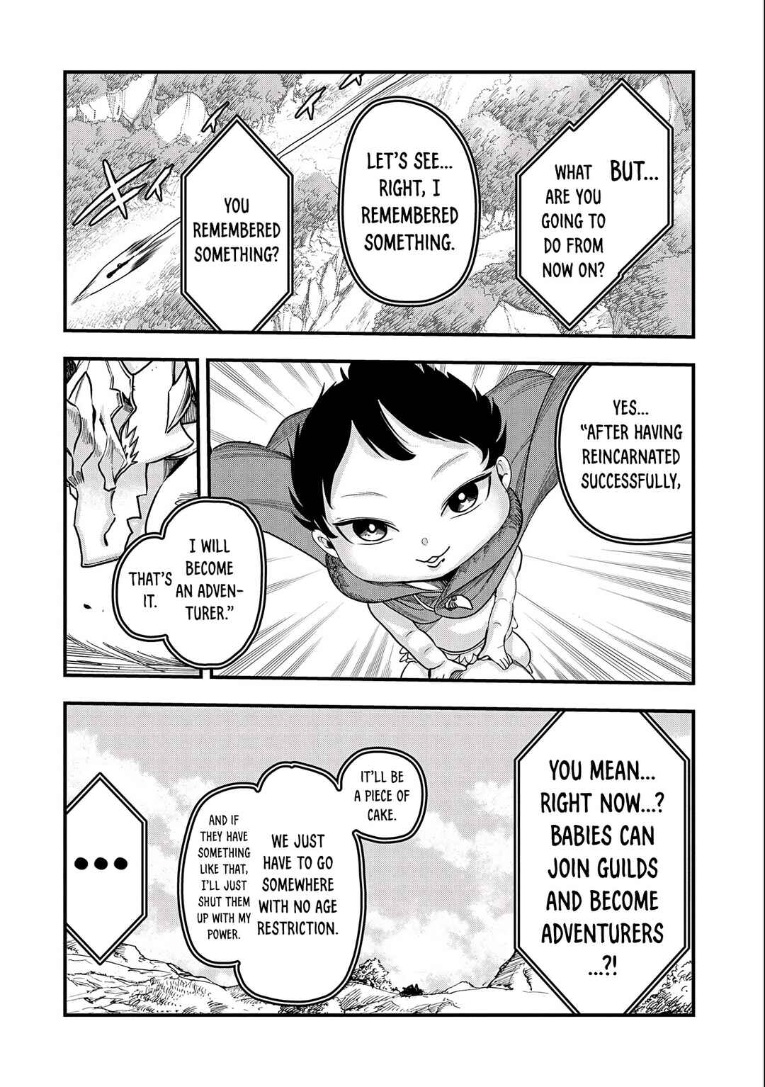 Umareta Chokugo ni Suterareta kedo, Zense ga Daikenja Datta node Yoyuu de Ikitemasu ~Saikyou Akachan Daibousou~ Chapter 4 - Page 15