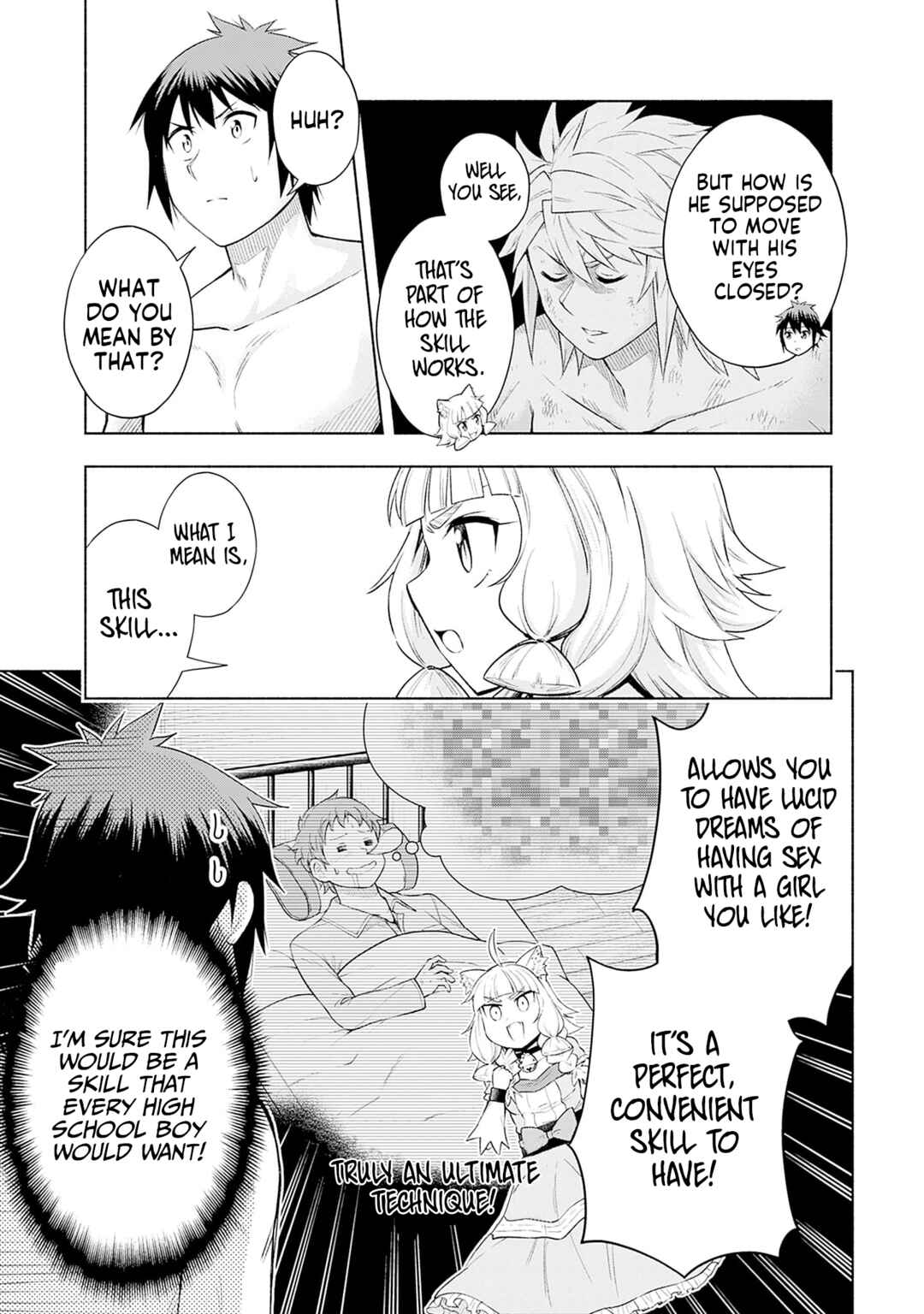 Eroge no Sekai de Slow Life ~Issho ni Isekai Teni shitekita Yarisaa no Daigakusei-tachi ni Tsuihou sareta node, Henkyou de Muteki ni Natte Shin no Heroine-tachi to Yoroshiku Yarimasu~ Chapter 22 - Page 5