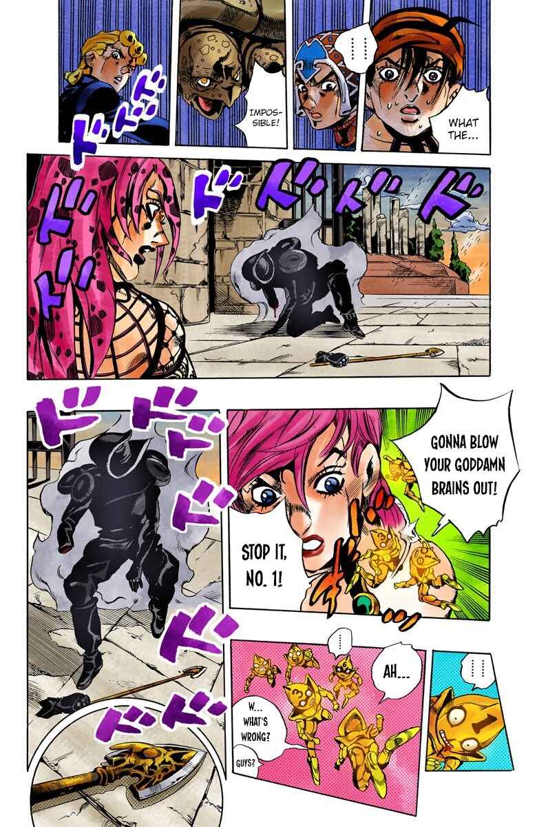 JoJo no Kimyou na Bouken: Part 5 - Ougon no Kaze Color-ban Chapter 136 - Page 16