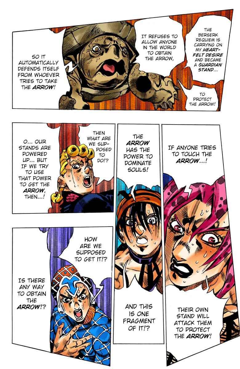 JoJo no Kimyou na Bouken: Part 5 - Ougon no Kaze Color-ban Chapter 136 - Page 18