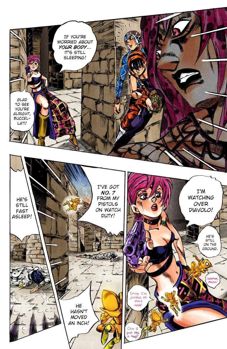 JoJo no Kimyou na Bouken: Part 5 - Ougon no Kaze Color-ban Chapter 136 - Page 4
