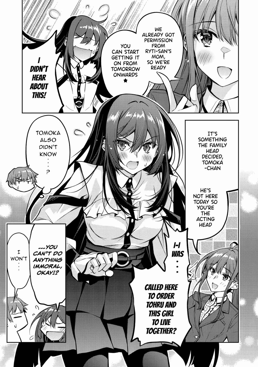 Tsundere Hokuou Bishoujo no Classmate ga, Kon'yakusha ni natta Totan ni Dere Ippentou ni Natteshimatta Ken ni tsuite Chapter 5 - Page 10