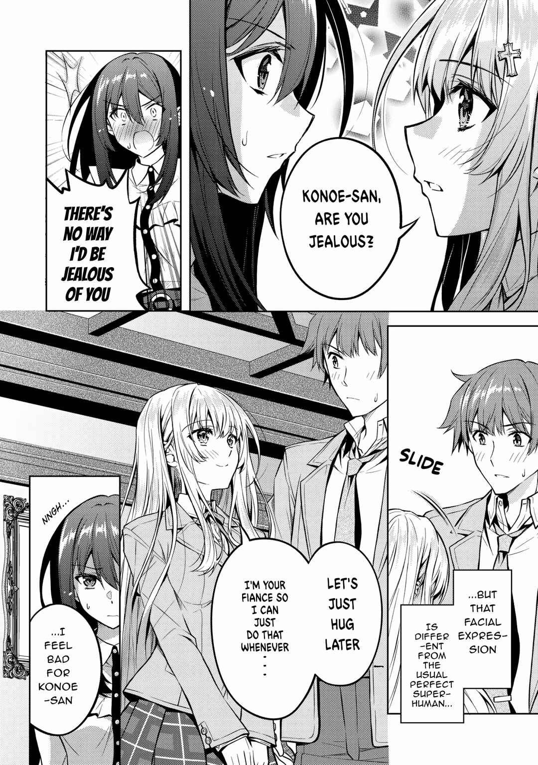 Tsundere Hokuou Bishoujo no Classmate ga, Kon'yakusha ni natta Totan ni Dere Ippentou ni Natteshimatta Ken ni tsuite Chapter 5 - Page 4