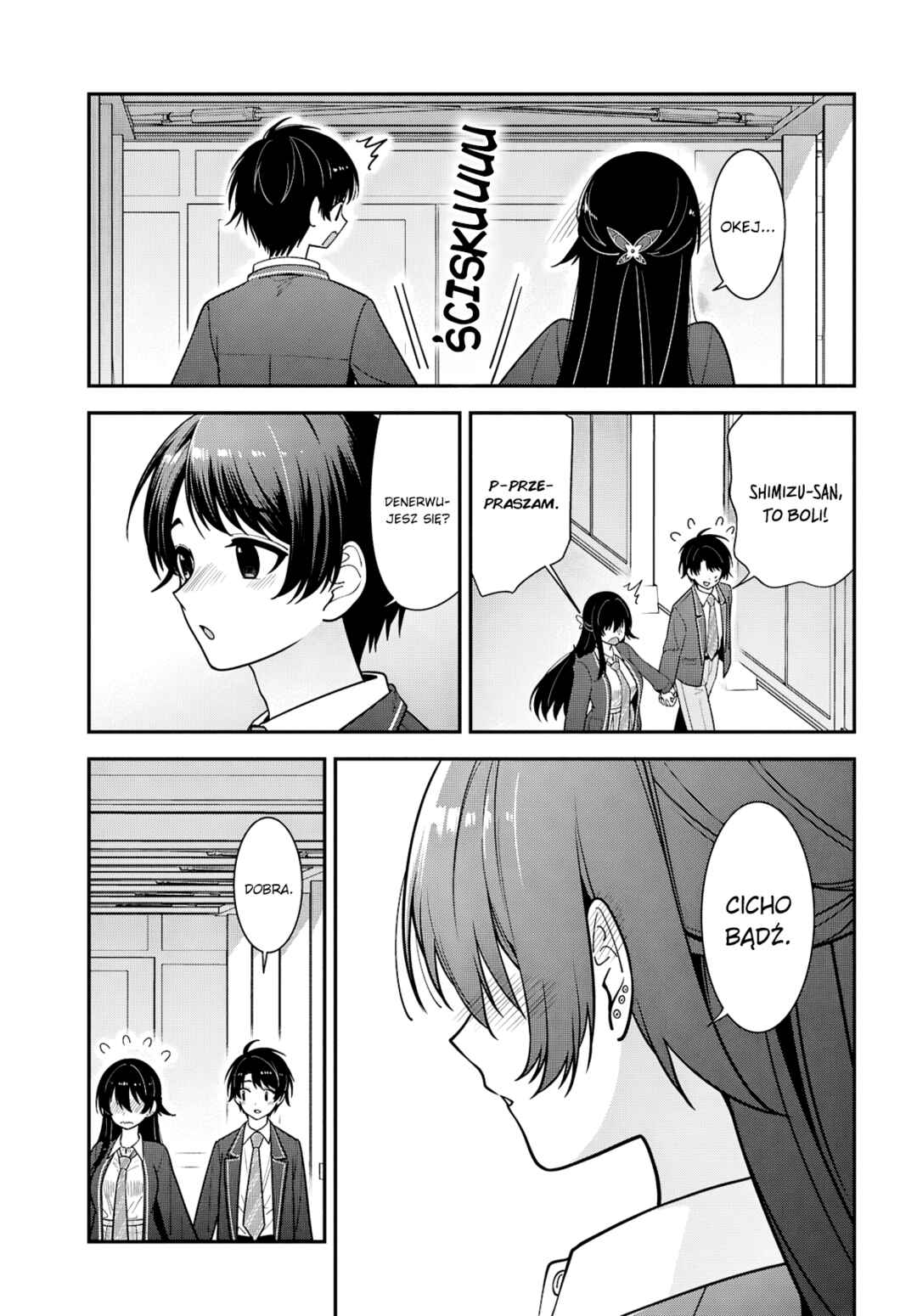 Tonari no Seki no Yankee Shimizu-san ga Kami wo Kuroku Sometekita Chapter 14 - Page 17