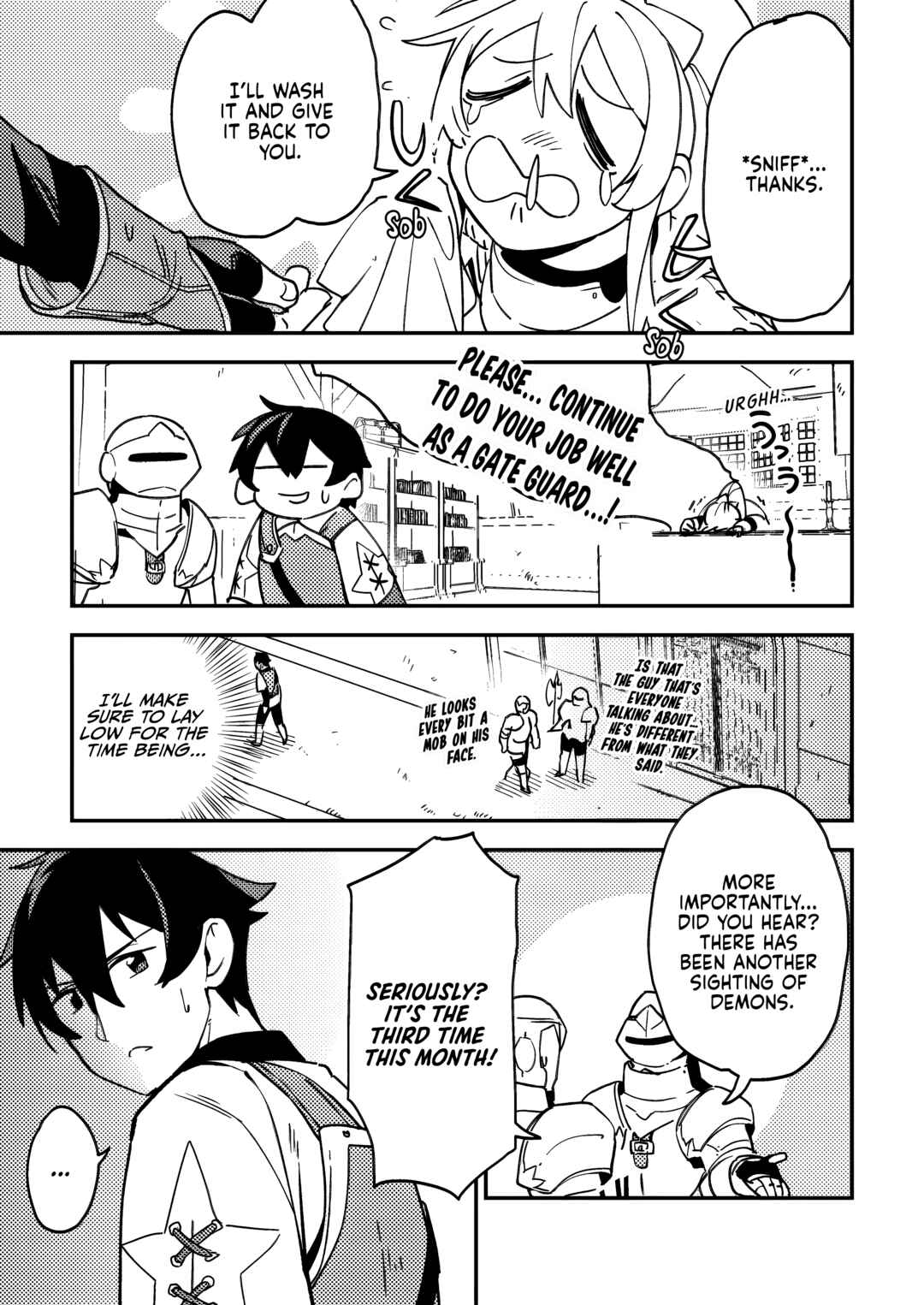 Game Chishiki de Saikyou ni Natta Mob Heishi wa, Shin no Jitsuryoku wo Kakushitai Chapter 4 - Page 6