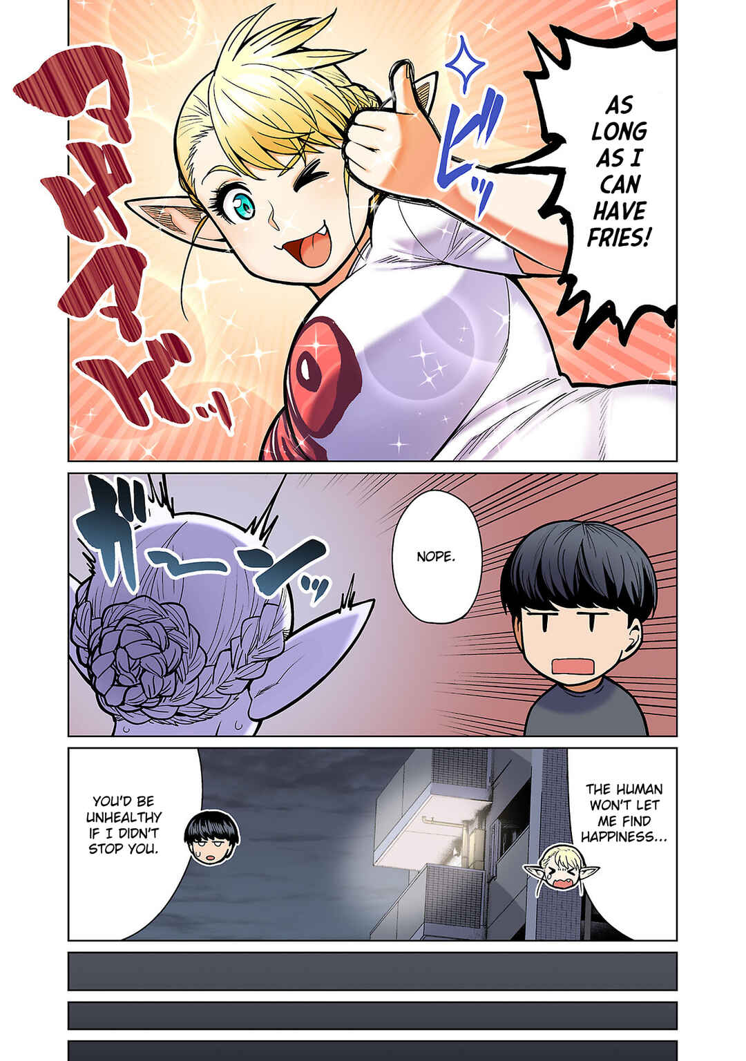 Shin Elf-san wa Yaserarenai. (Official Colored) Chapter 13 - Page 8