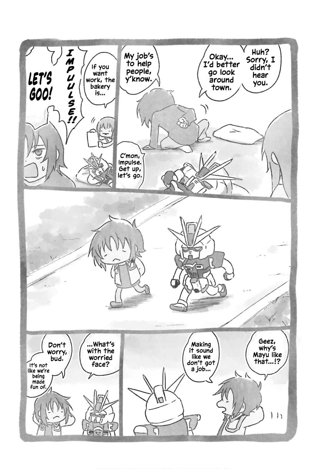 Mobile Suit Gundam SEED Problem Solvers! Shinn & Impulse Chapter 1 - Page 4