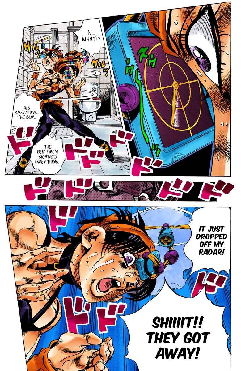 JoJo no Kimyou na Bouken: Part 5 - Ougon no Kaze Color-ban Chapter 89 - Page 13