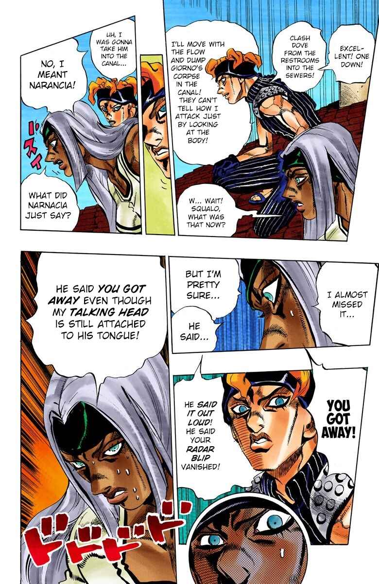 JoJo no Kimyou na Bouken: Part 5 - Ougon no Kaze Color-ban Chapter 89 - Page 14