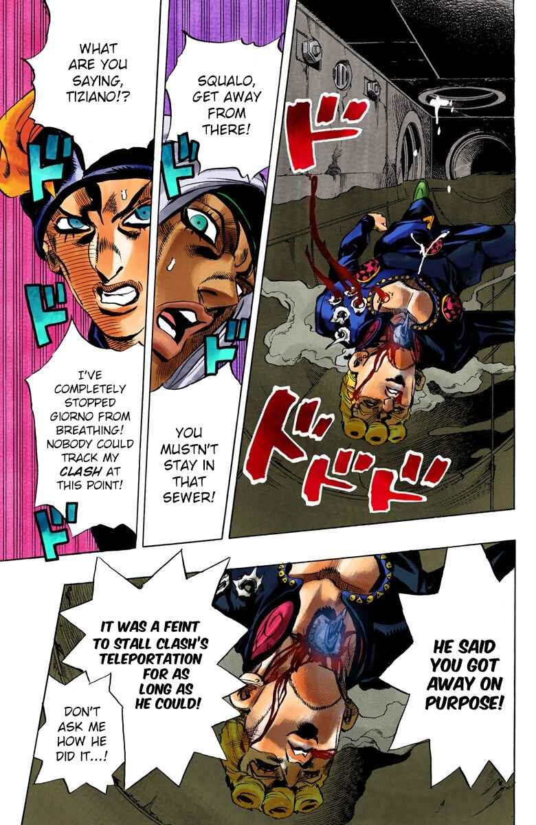 JoJo no Kimyou na Bouken: Part 5 - Ougon no Kaze Color-ban Chapter 89 - Page 15