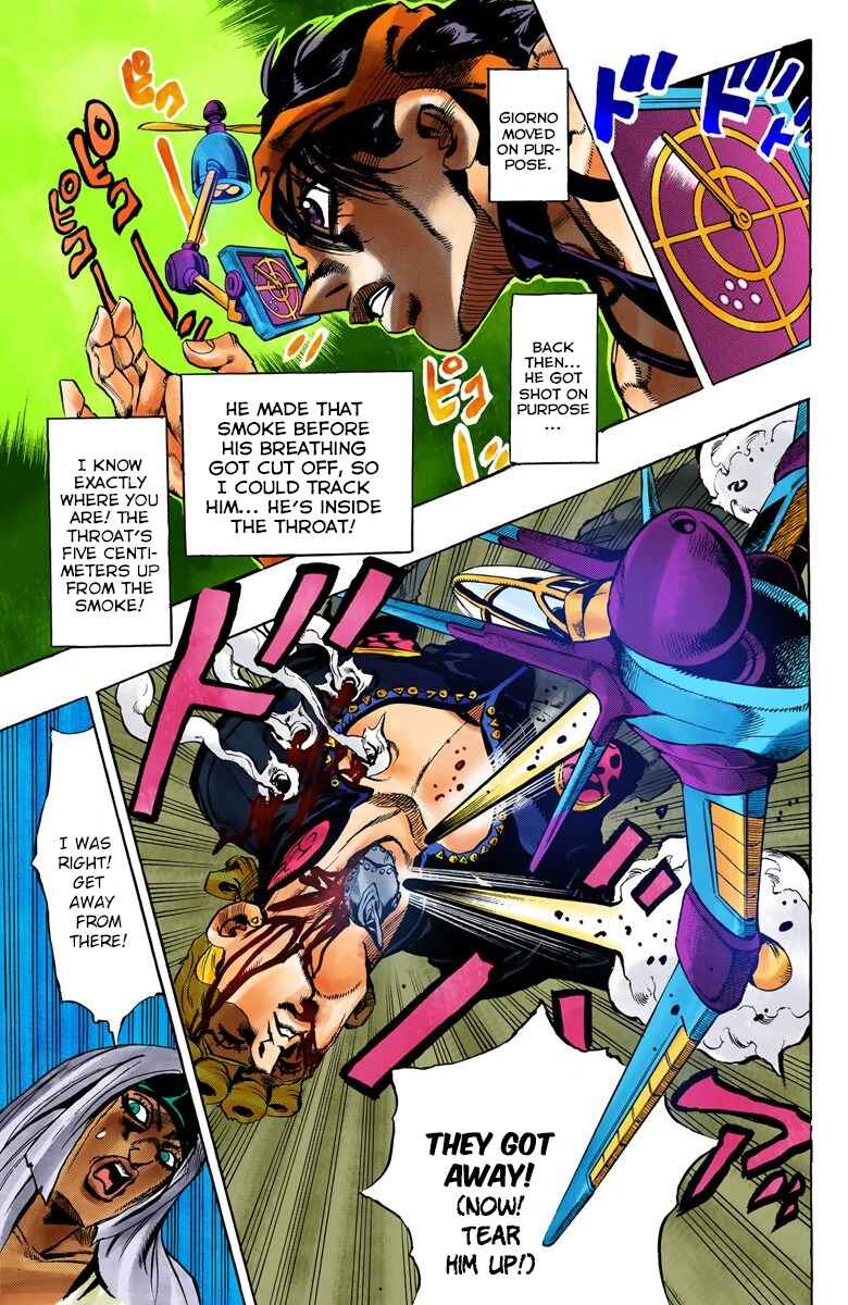 JoJo no Kimyou na Bouken: Part 5 - Ougon no Kaze Color-ban Chapter 89 - Page 17