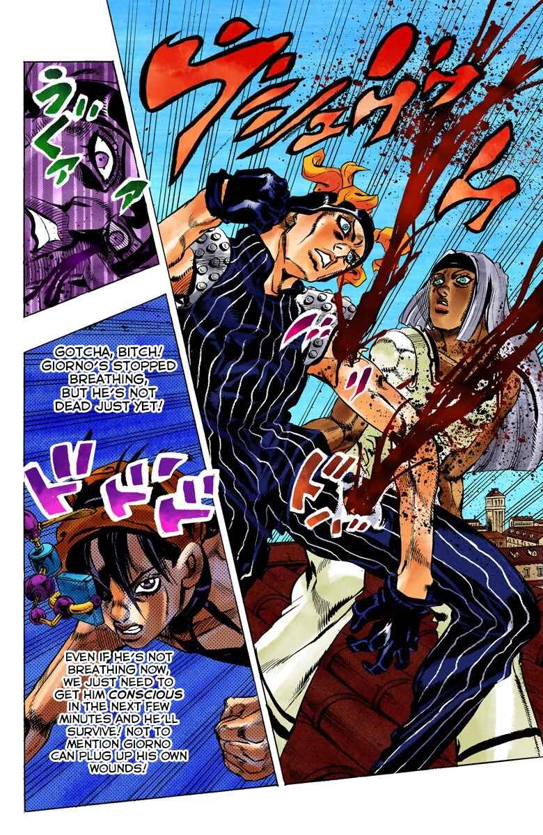 JoJo no Kimyou na Bouken: Part 5 - Ougon no Kaze Color-ban Chapter 89 - Page 18