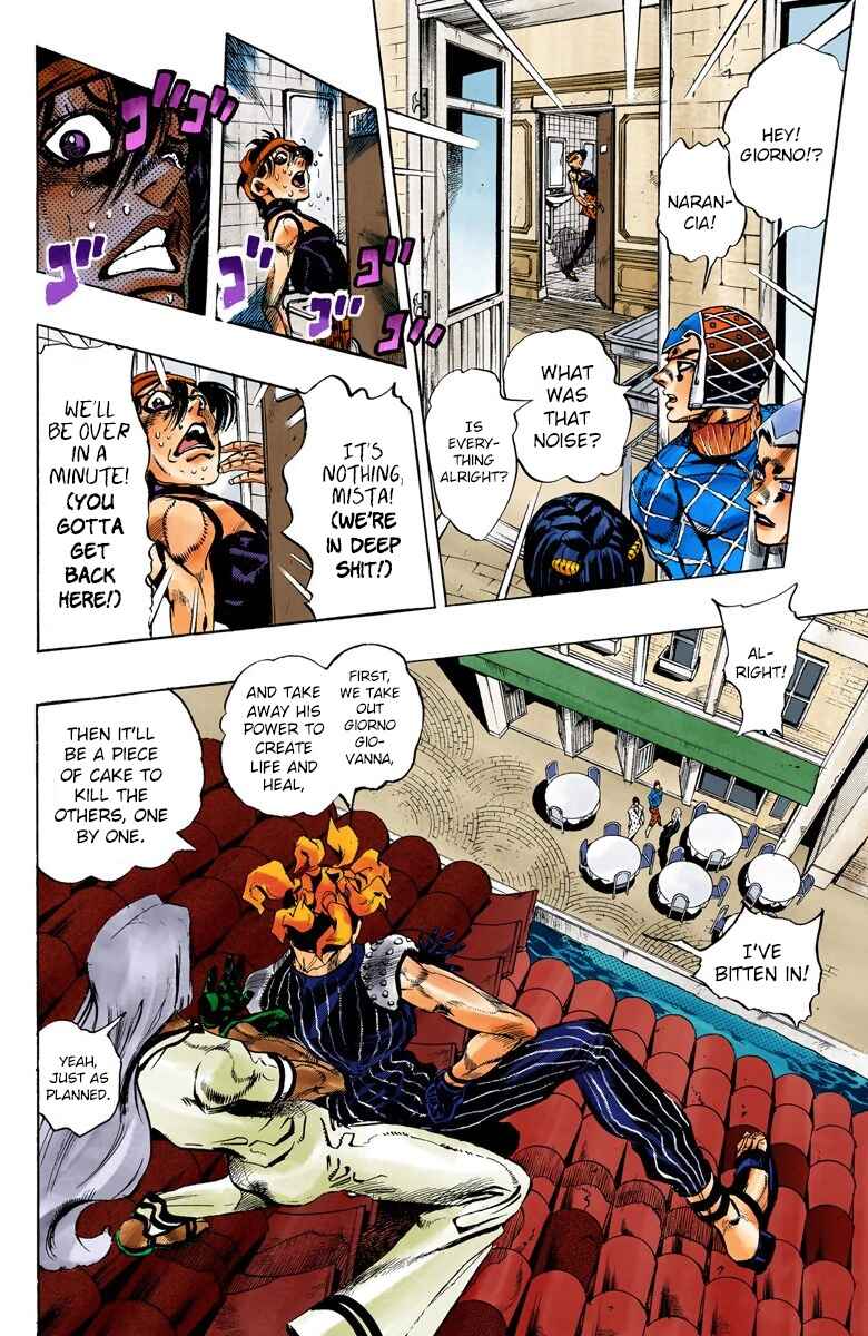 JoJo no Kimyou na Bouken: Part 5 - Ougon no Kaze Color-ban Chapter 89 - Page 4