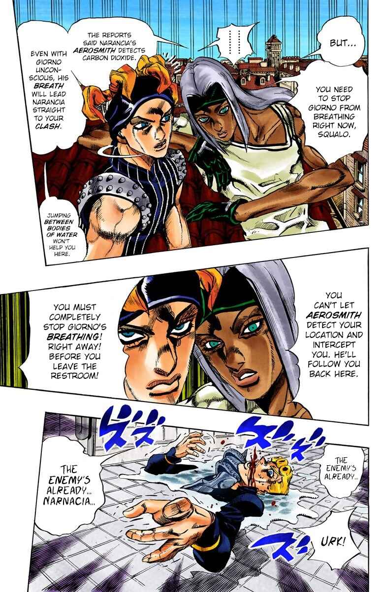 JoJo no Kimyou na Bouken: Part 5 - Ougon no Kaze Color-ban Chapter 89 - Page 5