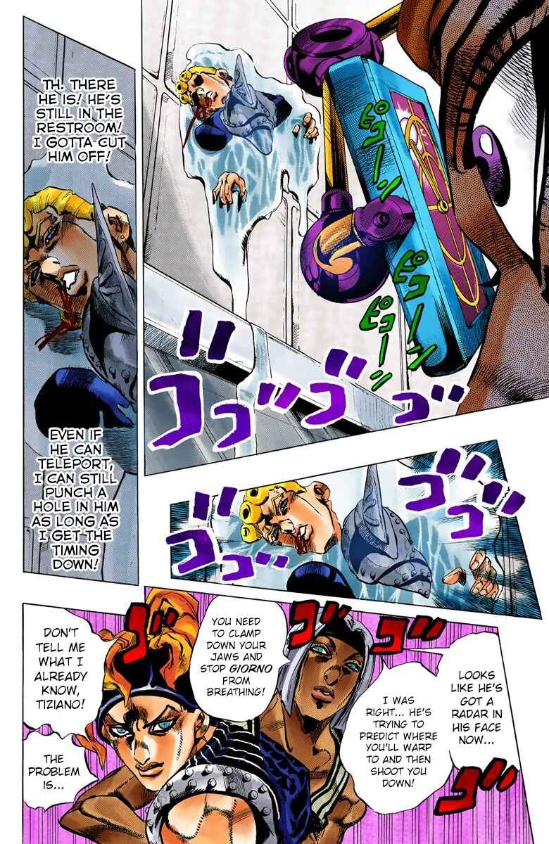 JoJo no Kimyou na Bouken: Part 5 - Ougon no Kaze Color-ban Chapter 89 - Page 8