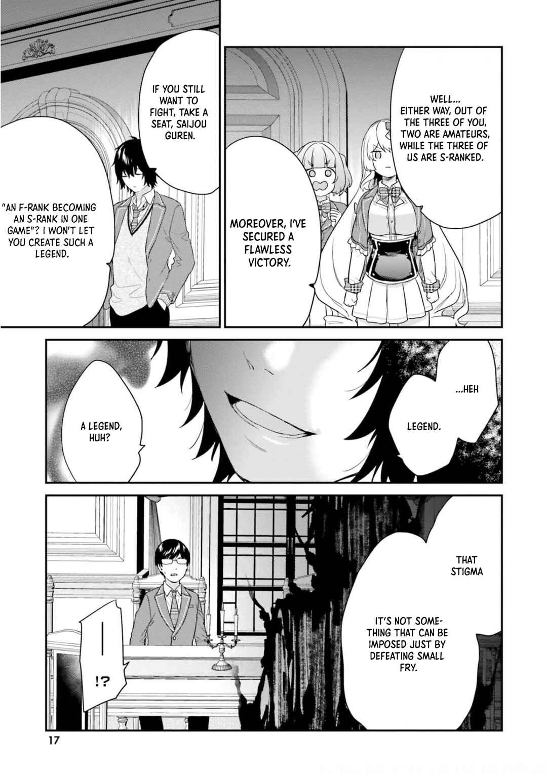 Jishou F-Rank no Oniisama ga Game de Hyouka sareru Gakuen no Chouten ni Kunrin suru Sou desu yo? Chapter 38 - Page 15