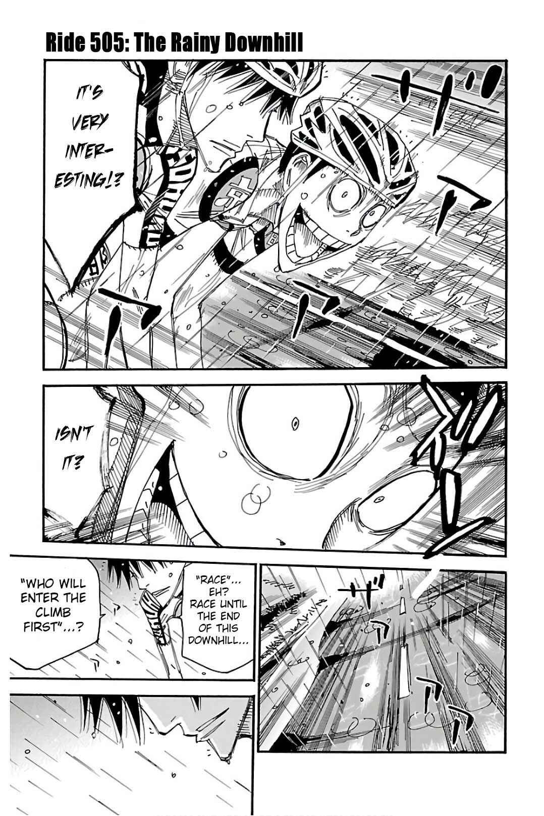 Yowamushi Pedal Chapter 505 - Page 1