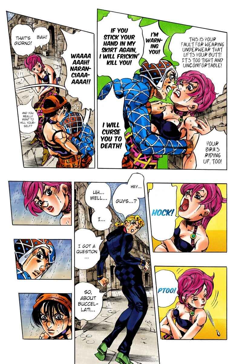 JoJo no Kimyou na Bouken: Part 5 - Ougon no Kaze Color-ban Chapter 134 - Page 5