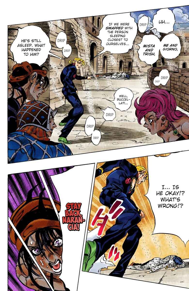 JoJo no Kimyou na Bouken: Part 5 - Ougon no Kaze Color-ban Chapter 134 - Page 6