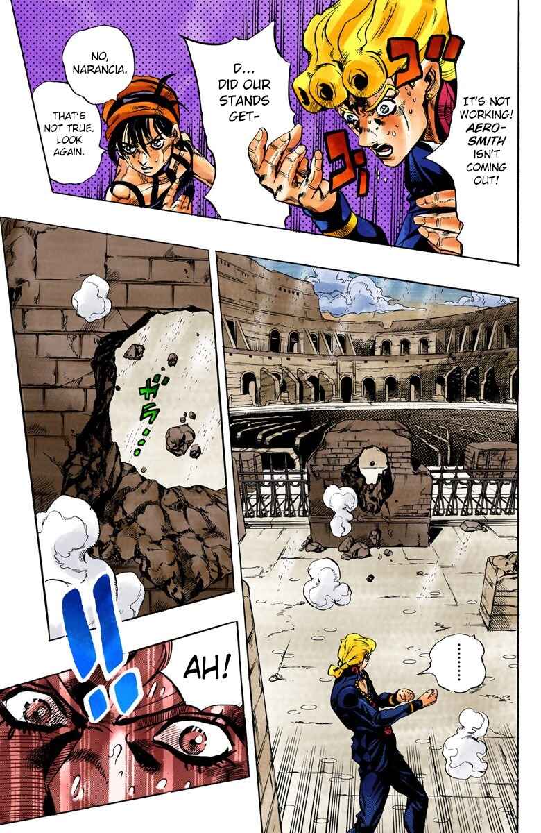 JoJo no Kimyou na Bouken: Part 5 - Ougon no Kaze Color-ban Chapter 134 - Page 9