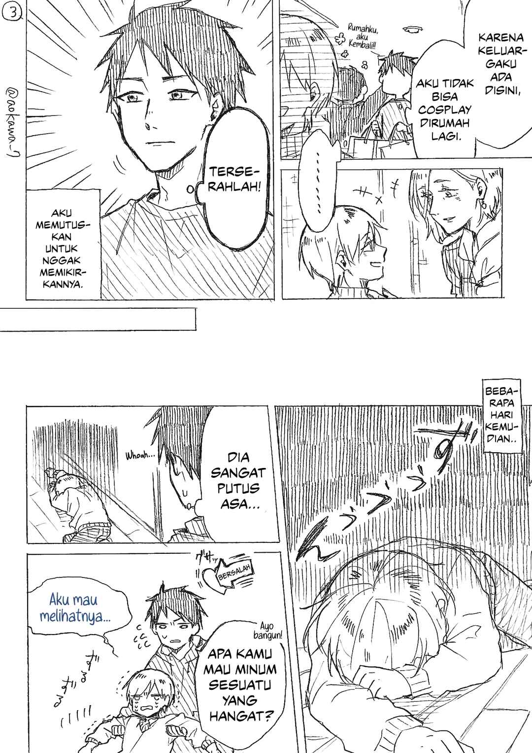 Josou Cosplayer ni Otouto ga Dekiru Manga Chapter 3.2 - Page 4