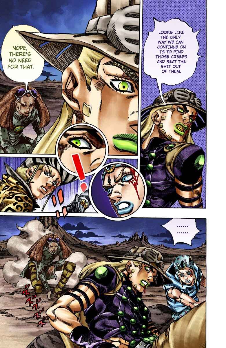 JoJo no Kimyou na Bouken: Part 7 - Steel Ball Run Color-ban Chapter 19 - Page 8