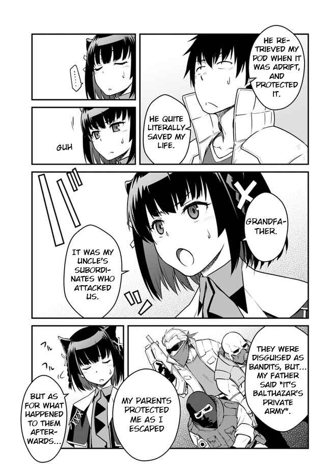 Mezametara Saikyou Soubi to Uchuusen-mochi datta node, Ikkodate Mezashite Youhei to shite Jiyuu ni Ikitai Chapter 23.1 - Page 13