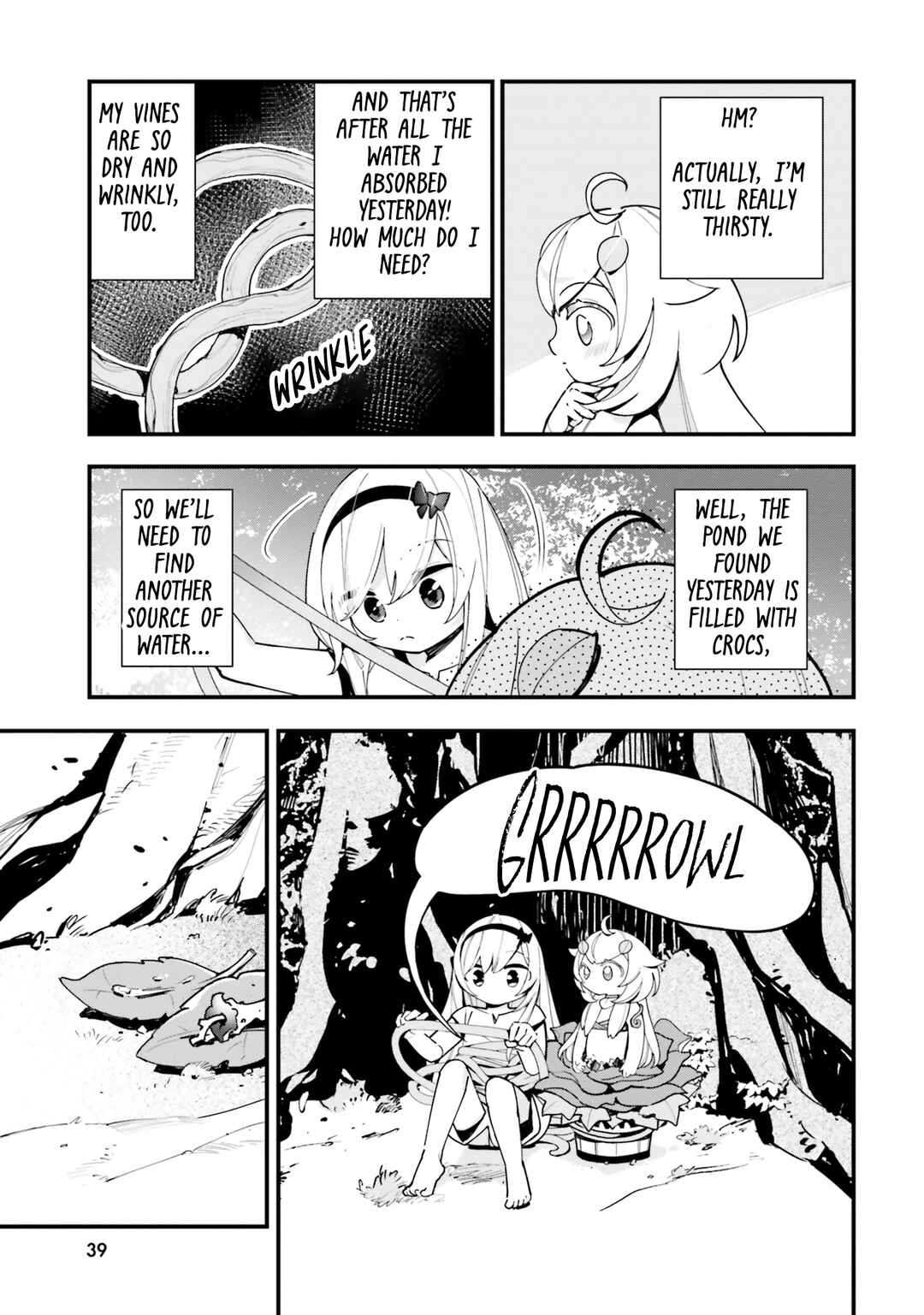 Shokubutsu Monster Musume Nikki: Seijo datta Watashi ga Uragirareta Hate ni Alraune ni Tensei Shite Shimatta node, kore kara wa Kougousei o Shinagara Shizuka ni Shokubutsu Life o Sugoshimasu Chapter 17 - Page 4