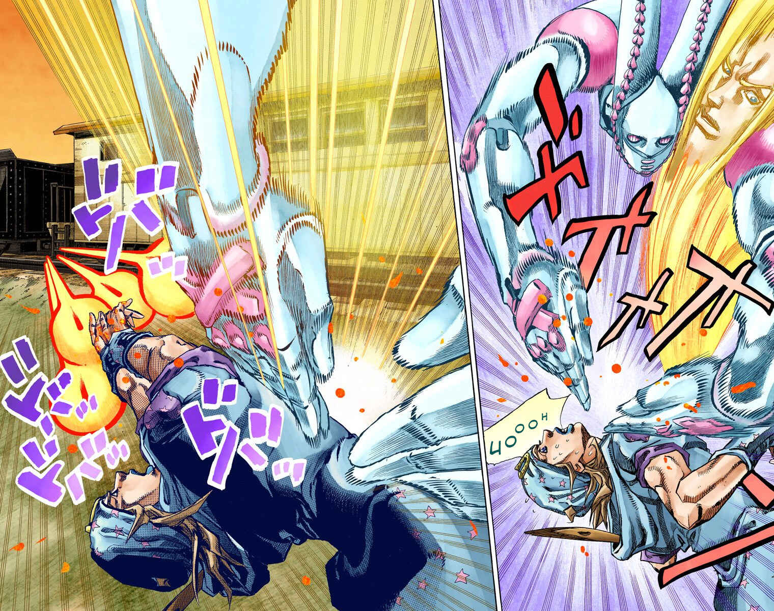 JoJo no Kimyou na Bouken: Part 7 - Steel Ball Run Color-ban Chapter 79 - Page 22