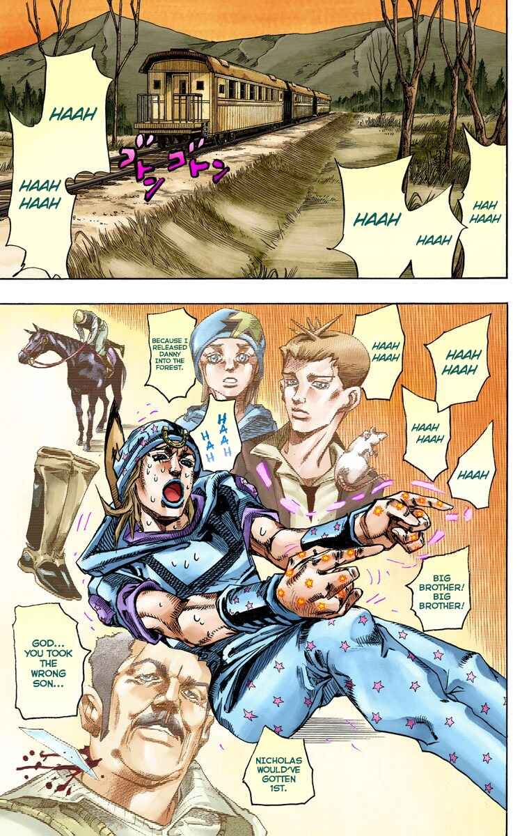 JoJo no Kimyou na Bouken: Part 7 - Steel Ball Run Color-ban Chapter 79 - Page 28