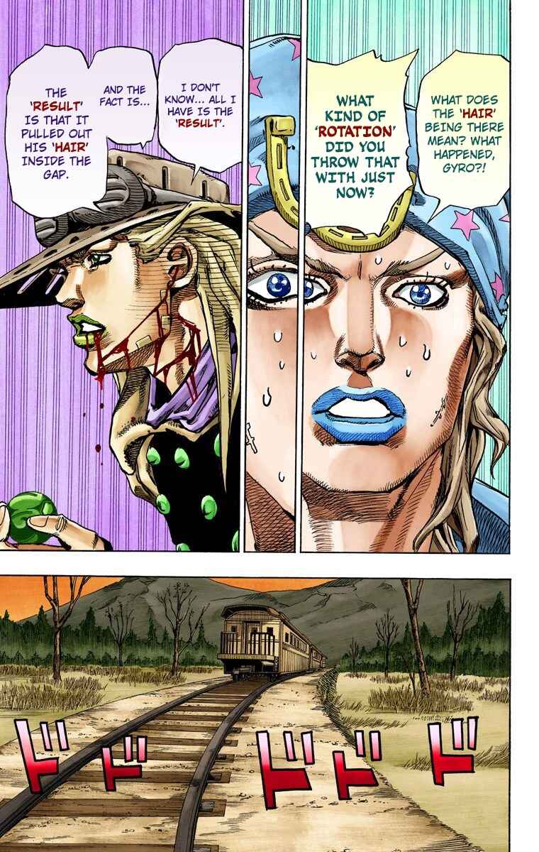 JoJo no Kimyou na Bouken: Part 7 - Steel Ball Run Color-ban Chapter 79 - Page 36