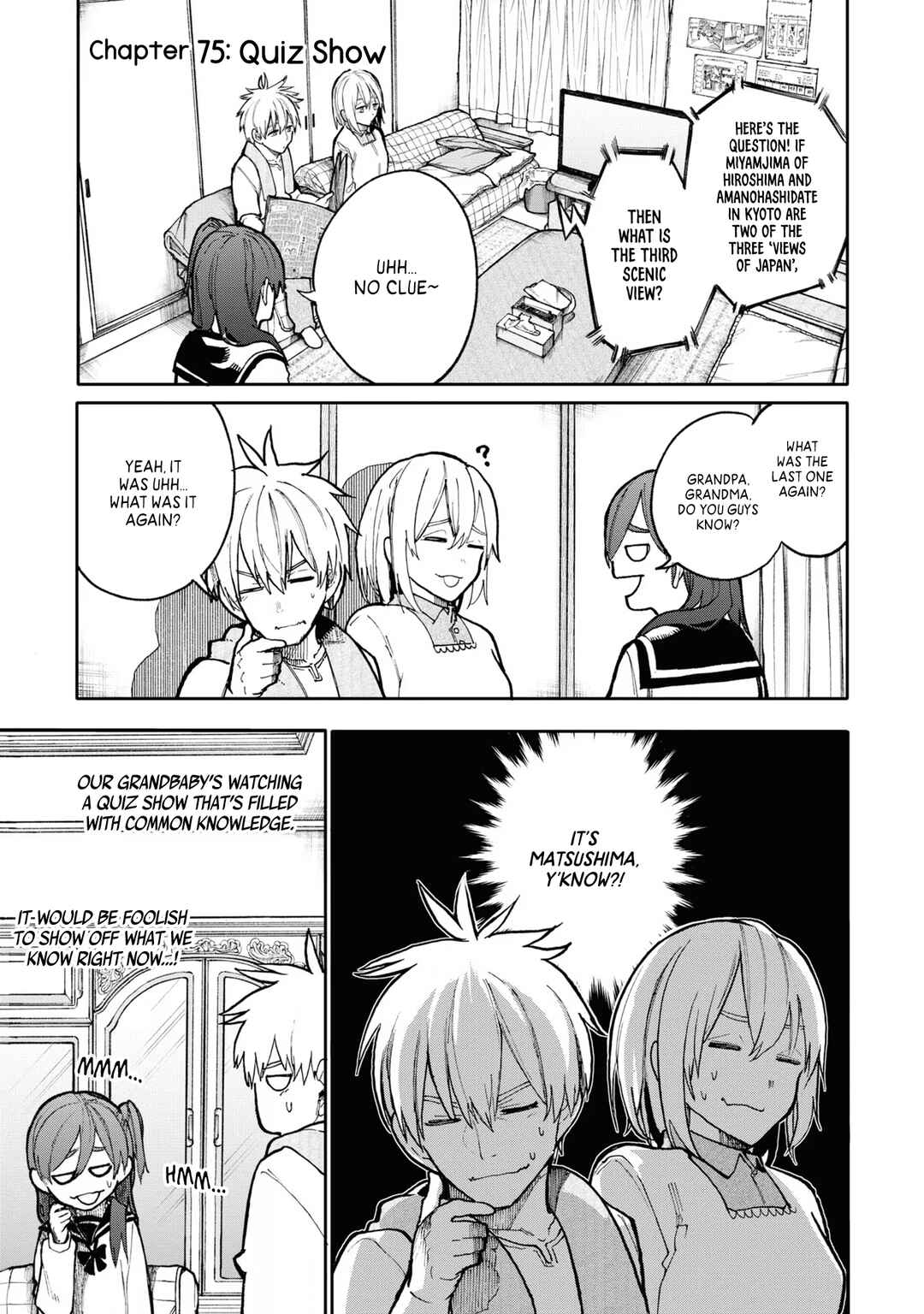 Jii-san Baa-san Wakagaeru Chapter 75 - Page 1