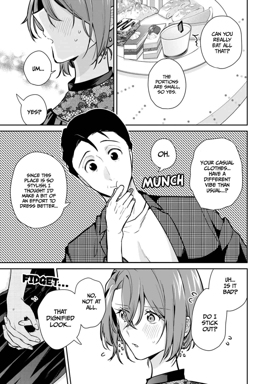 Misato-san wa Amasugi Joushi ni Chotto Kibishii Chapter 16 - Page 7
