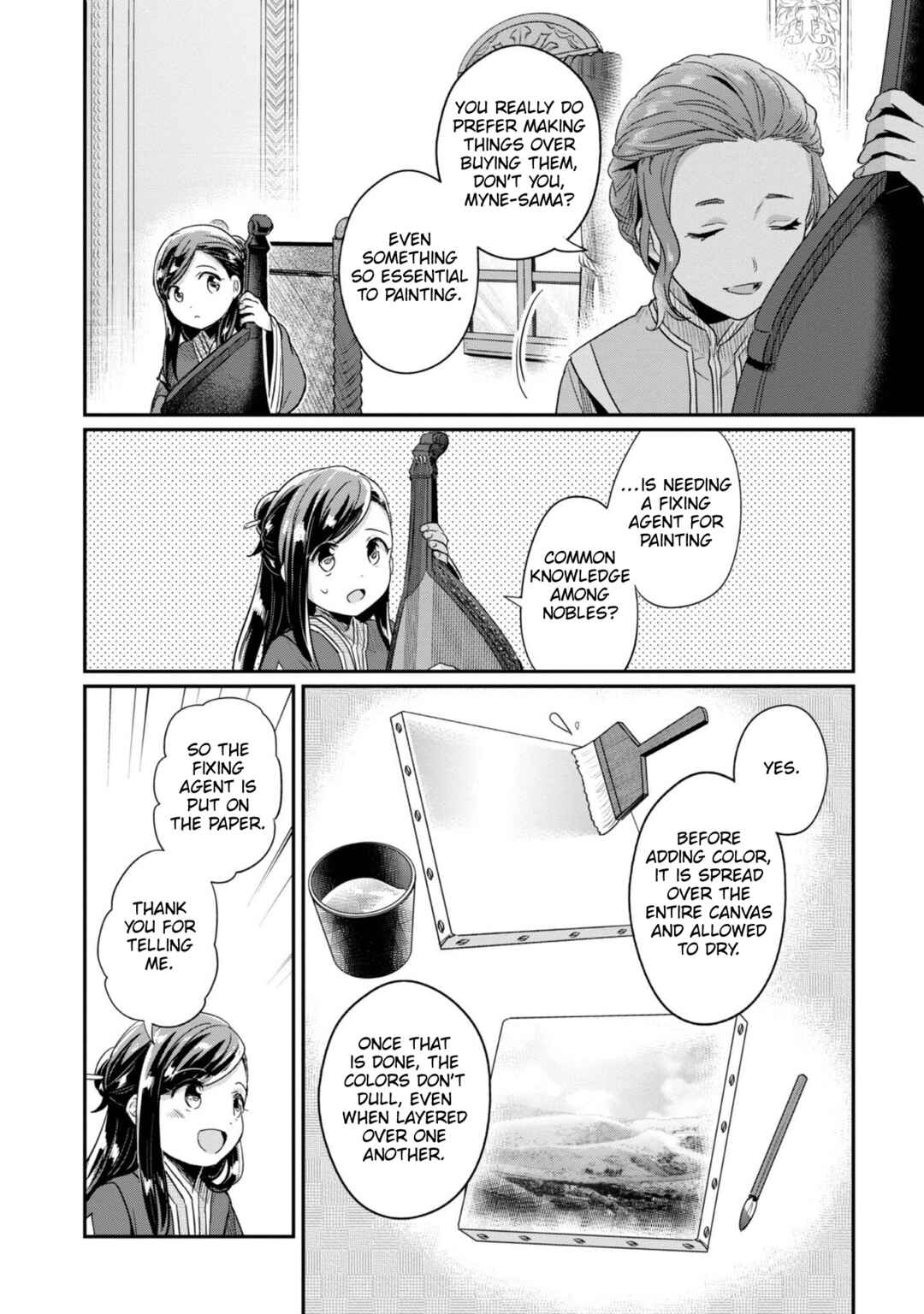 Honzuki no Gekokujou: Shisho ni Naru tame ni wa Shudan o Erandeiraremasen—Dai-2 Bu: Hon no Tamenara Miko ni Naru! Chapter 54 - Page 11