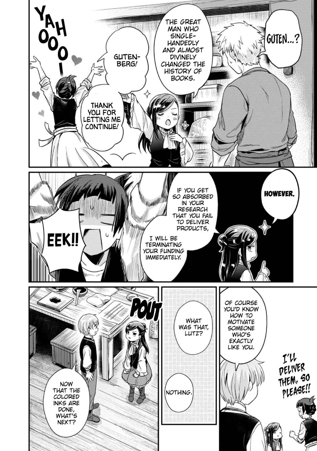 Honzuki no Gekokujou: Shisho ni Naru tame ni wa Shudan o Erandeiraremasen—Dai-2 Bu: Hon no Tamenara Miko ni Naru! Chapter 54 - Page 17