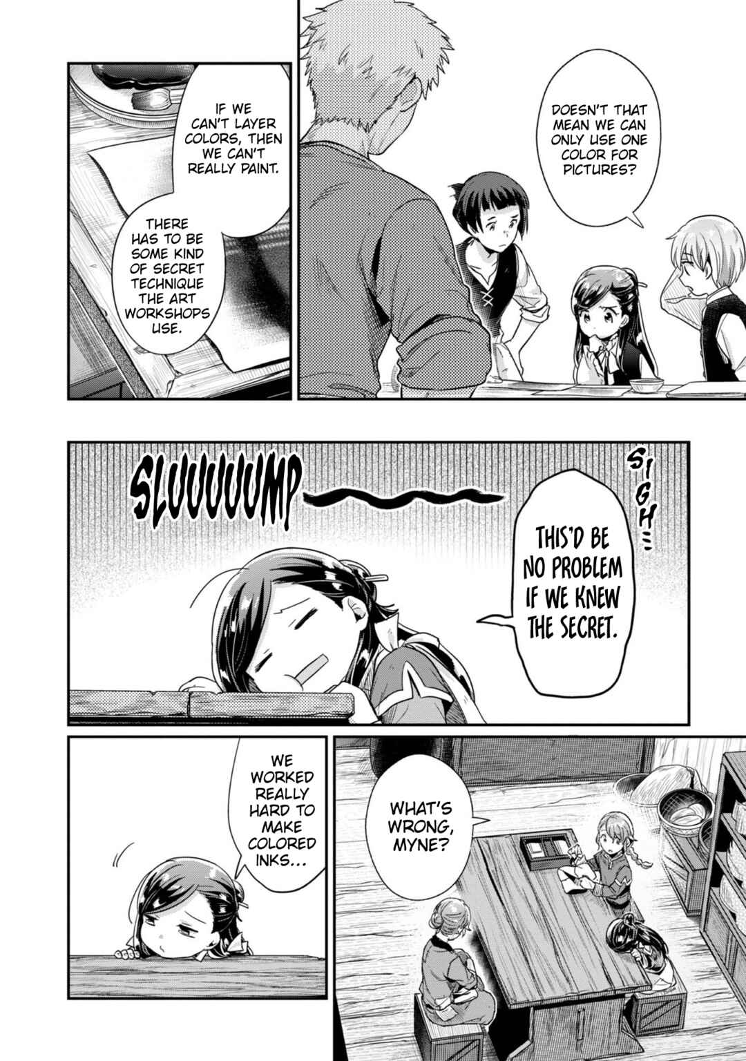 Honzuki no Gekokujou: Shisho ni Naru tame ni wa Shudan o Erandeiraremasen—Dai-2 Bu: Hon no Tamenara Miko ni Naru! Chapter 54 - Page 7