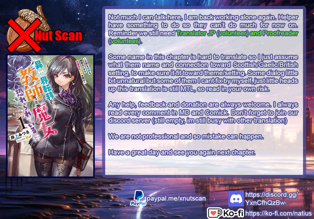 Isekai Teni Shite Kyoushi ni Natta ga, Majo to Osorerareteiru Ken ~Aoi-sensei no Gakuen Funtou Nisshi~ Chapter 4 - Page 34