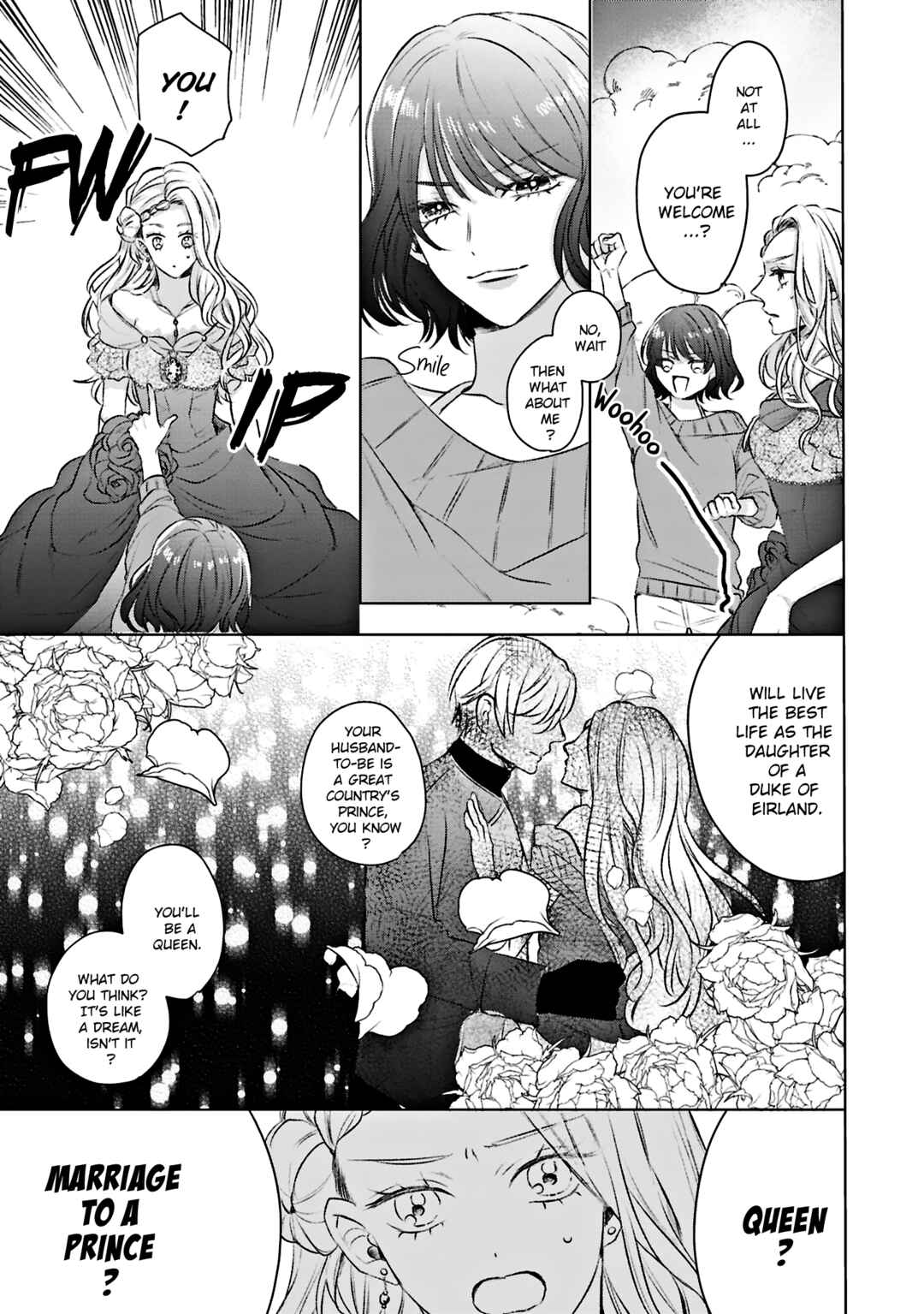 Ko, Konna Ikemen ga Watashi no Osananajimi de Kon'yakusha Desutte? Sasuga Akuyaku Reijou, Sore Kurai no Utsuwa Janakereba Konna Taiyaku Tsutomaranai Wa Chapter 1 - Page 21