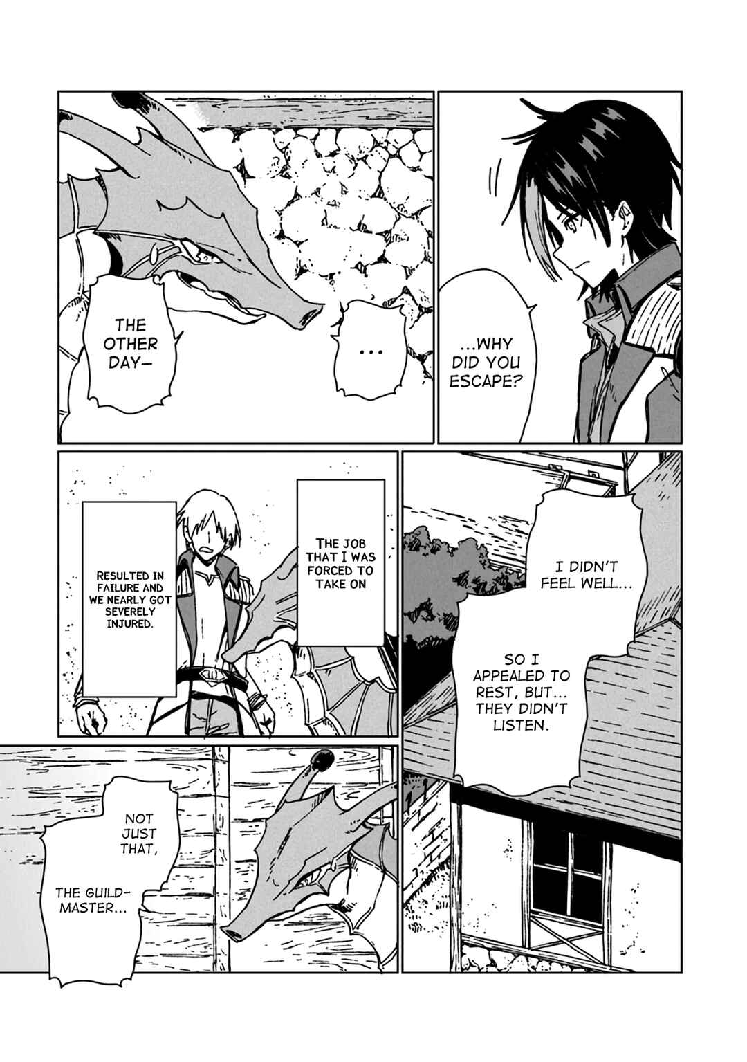 S-kyuu Guild wo Tsuihousareta kedo, Jitsu wa Ore dake Dragon no Kotoba ga Wakaru no de, Kidzuita Toki ni wa Ryuu Kishi no Chouten wo Kiwametemashita. Chapter 9 - Page 12