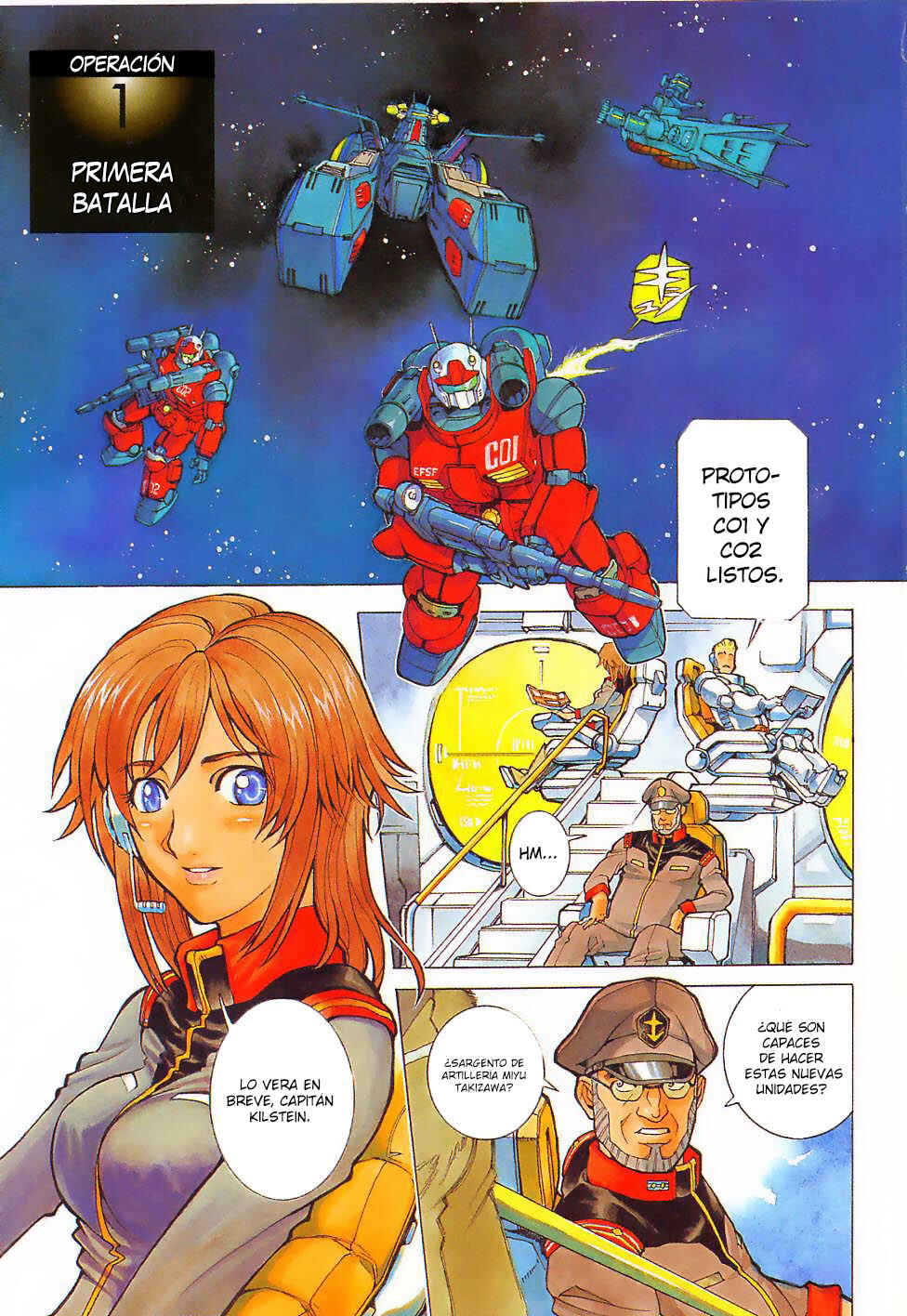 Mobile Suit Gundam Gaiden REBELLION: Space, at the End of a Flash... Chapter 1 - Page 2