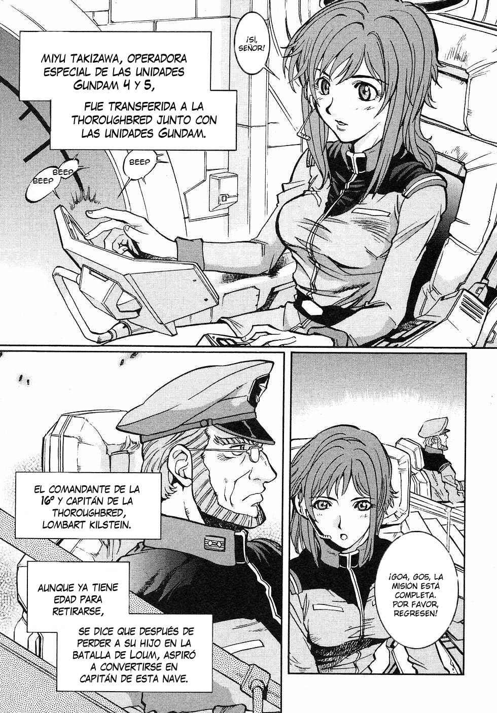 Mobile Suit Gundam Gaiden REBELLION: Space, at the End of a Flash... Chapter 1 - Page 8