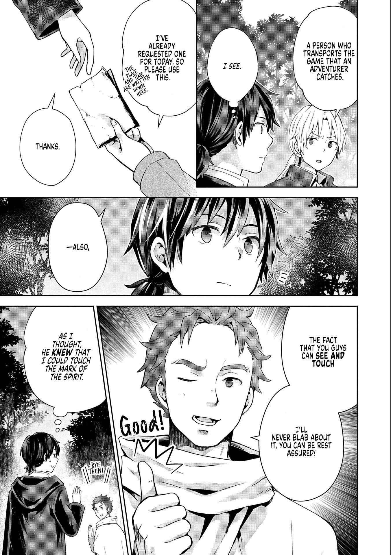 Isekai ni Ten'i Shitara Yama no Naka datta. Handou de Tsuyosa yori mo Kaitekisa wo Erabimashita Chapter 7 - Page 9